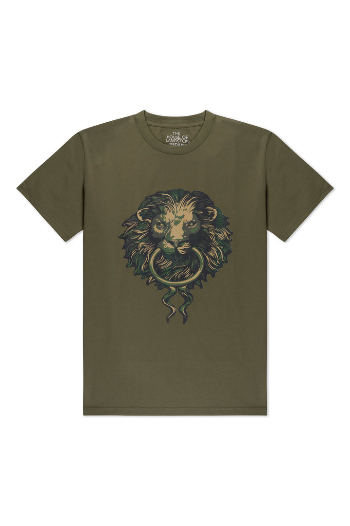 THE LANGSTON CAMO LION TEE