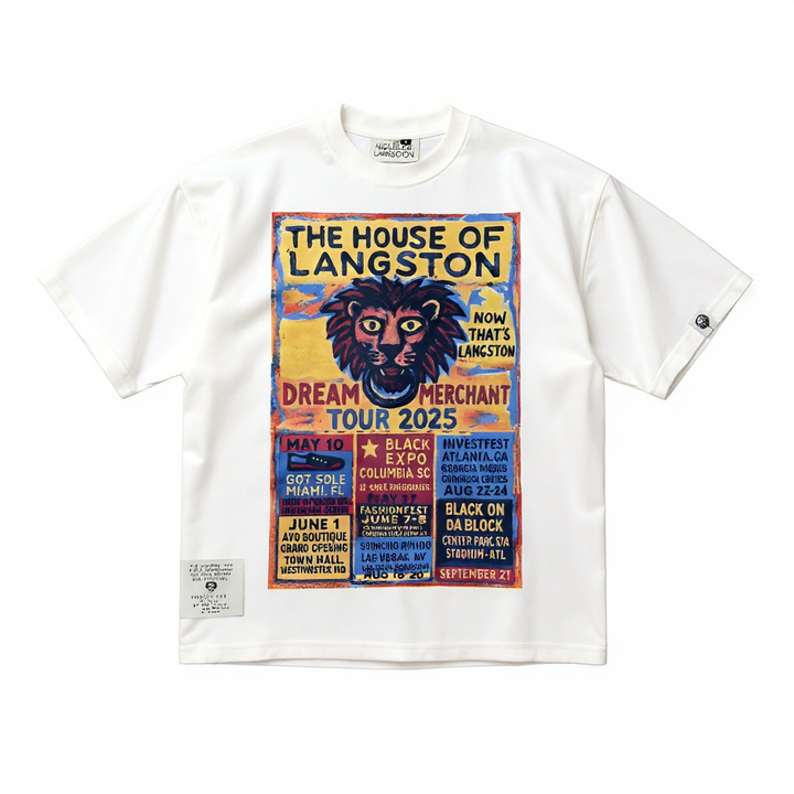 DREAM MERCHANT TOUR TEE XXV The House of Langston