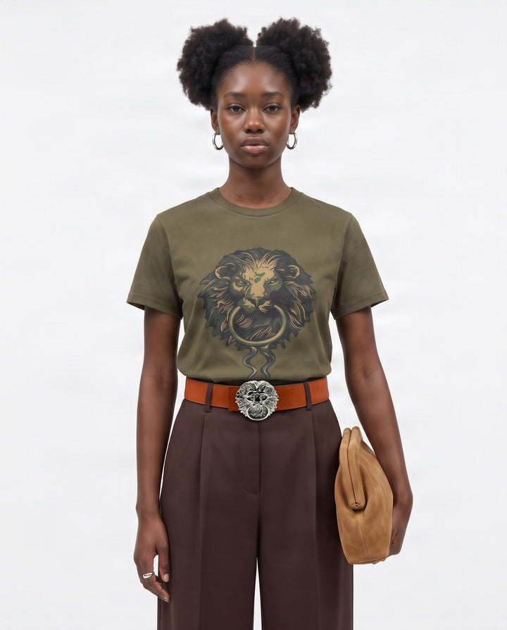 THE LANGSTON CAMO LION TEE